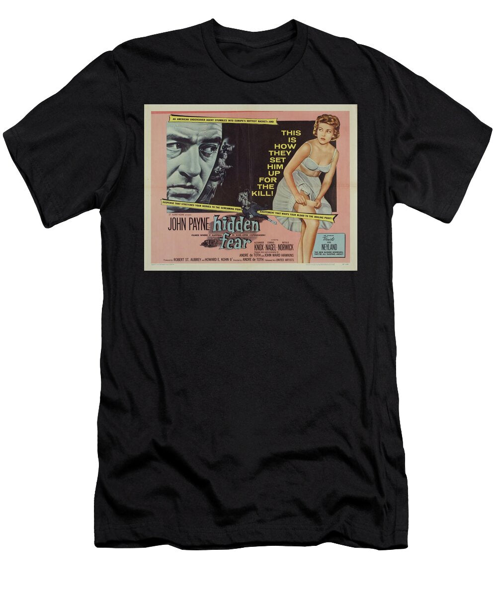 Classic Movie Poster Hidden Fear Esoterica Art Agency T-Shirt