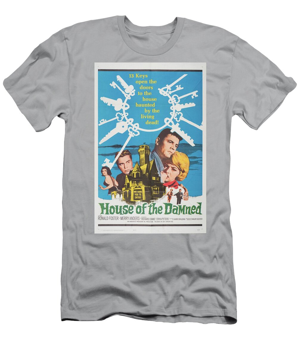 Classic Movie Poster House of the Damned Esoterica Art Agency T-Shirt