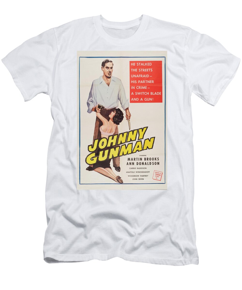 Classic Movie Poster Johnny Gunman Esoterica Art Agency T-Shirt