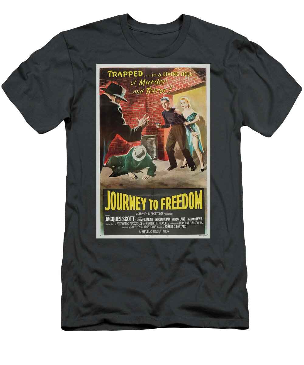 Classic Movie Poster Journey to Freedom Esoterica Art Agency T-Shirt