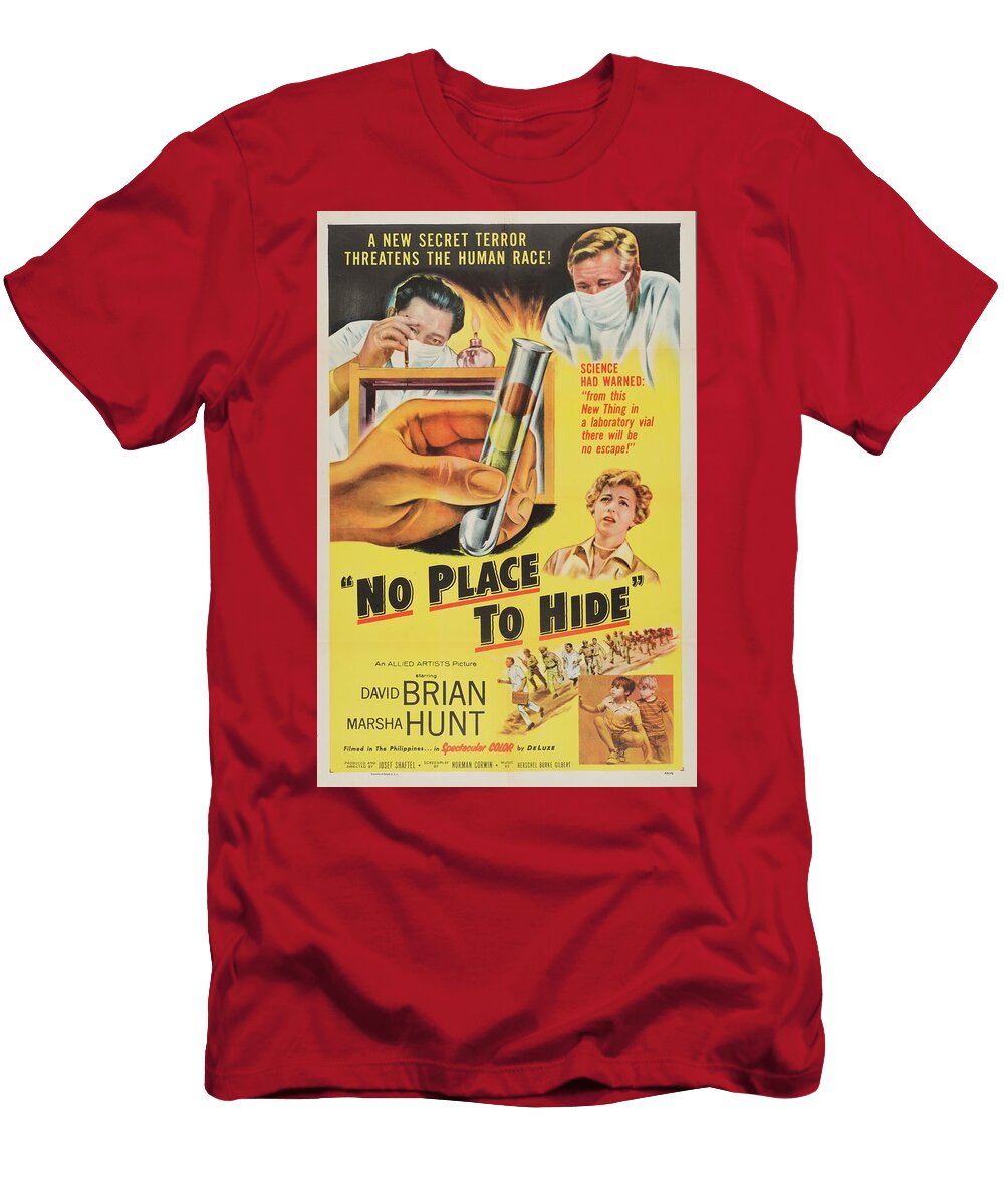 Classic Movie Poster No Place to Hide Esoterica Art Agency T-Shirt