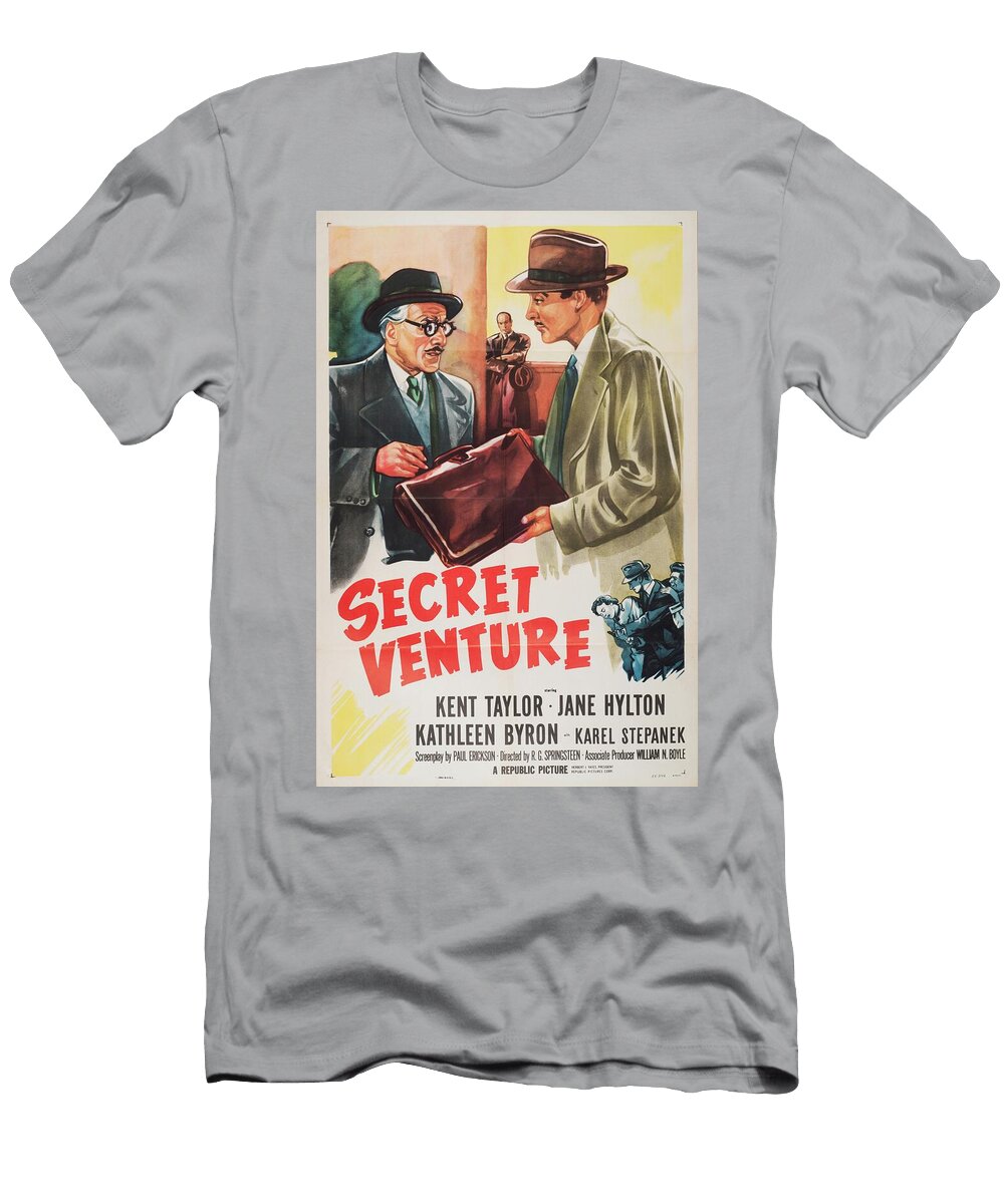 Classic Movie Poster Secret Venture Esoterica Art Agency T-Shirt