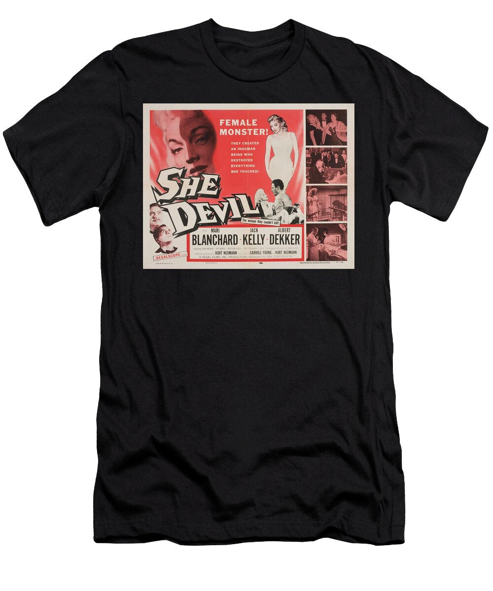 Classic Movie Poster She Devil Esoterica Art Agency T-Shirt