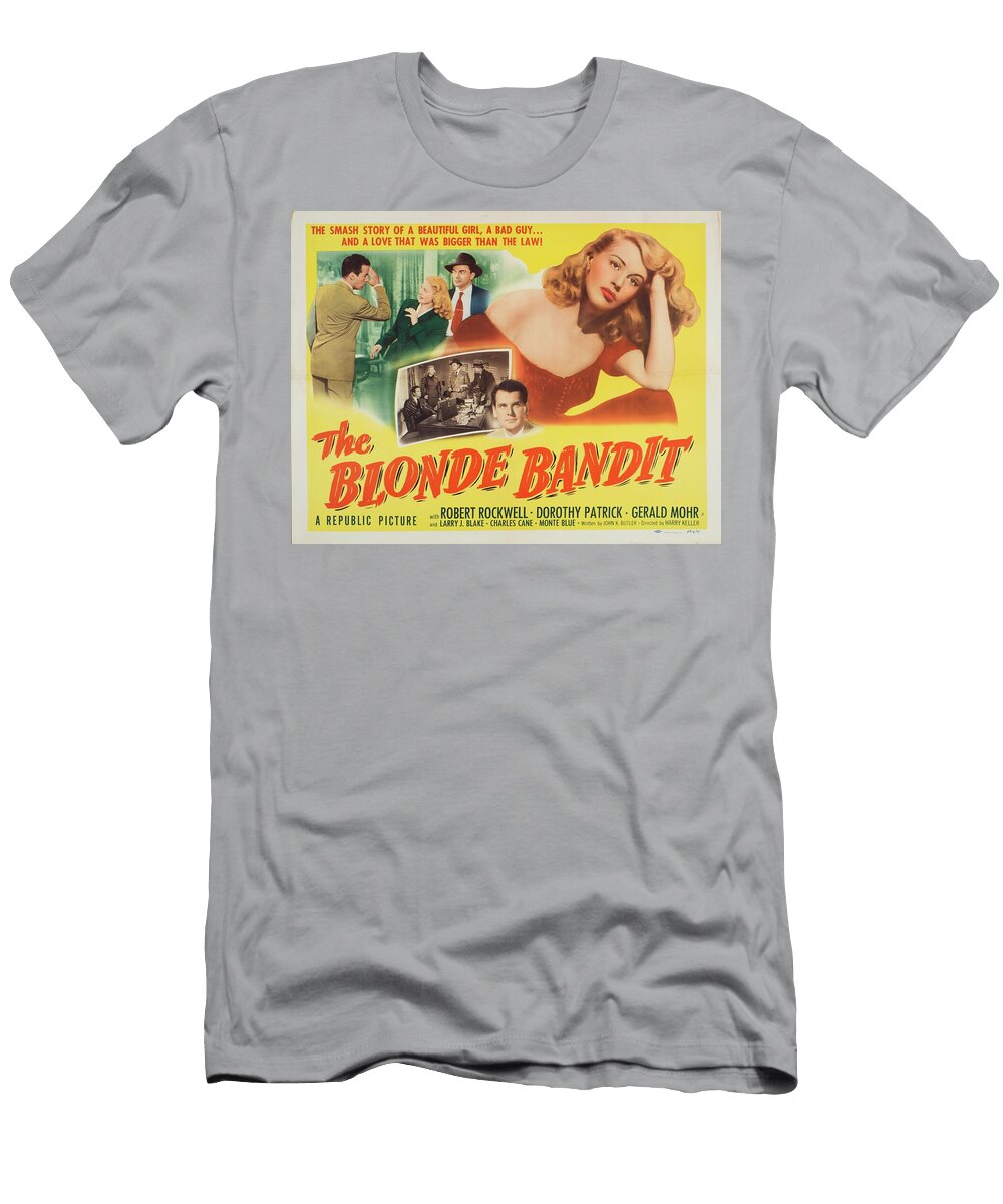 Classic Movie Poster the Blonde Bandit Esoterica Art Agency T-Shirt