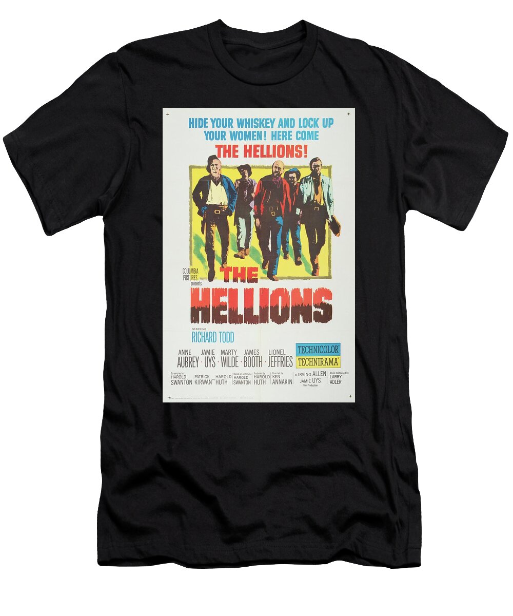 Classic Movie Poster the Hellions Esoterica Art Agency T-Shirt
