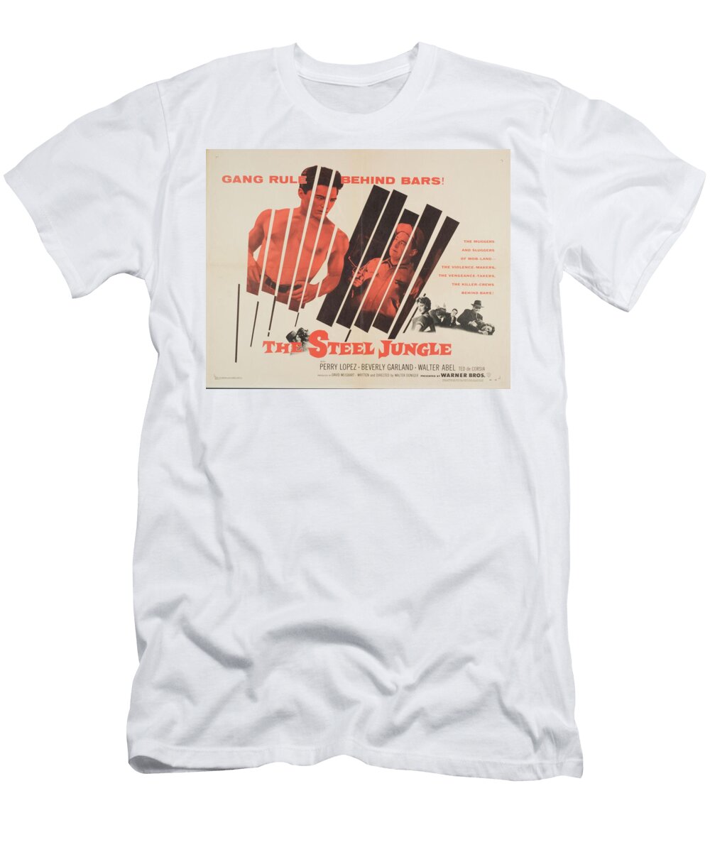 Classic Movie Poster the Steel Jungle Esoterica Art Agency T-Shirt