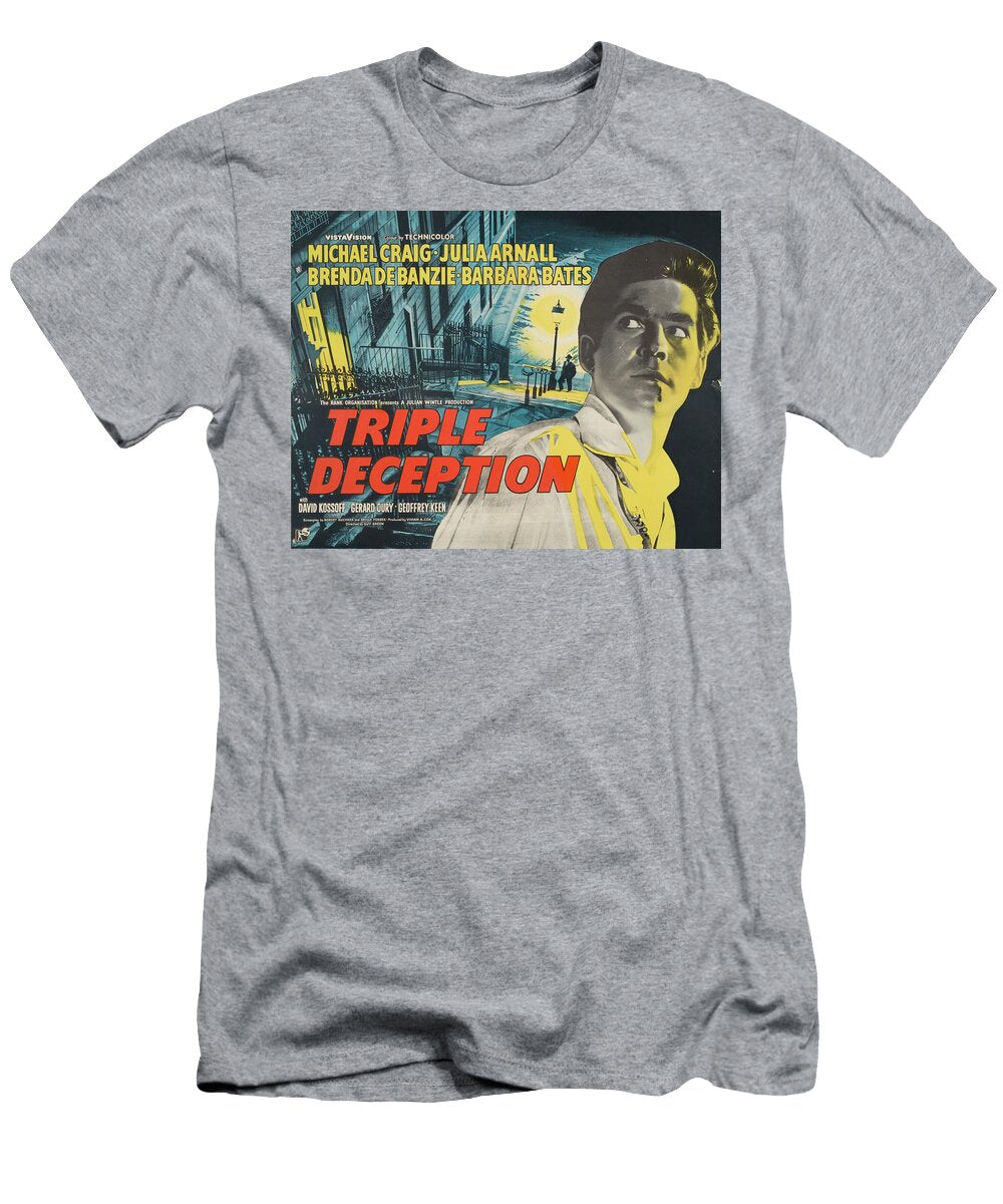 Classic Movie Poster Triple Deception Esoterica Art Agency T-Shirt