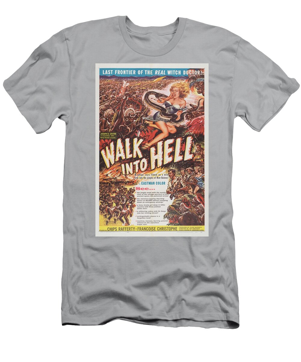Classic Movie Poster Walk Into Hell Esoterica Art Agency T-Shirt