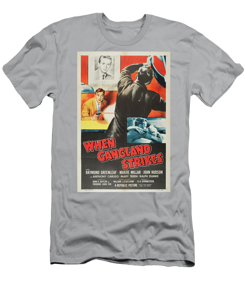 Classic Movie Poster When Gangland Strikes Esoterica Art Agency T-Shirt