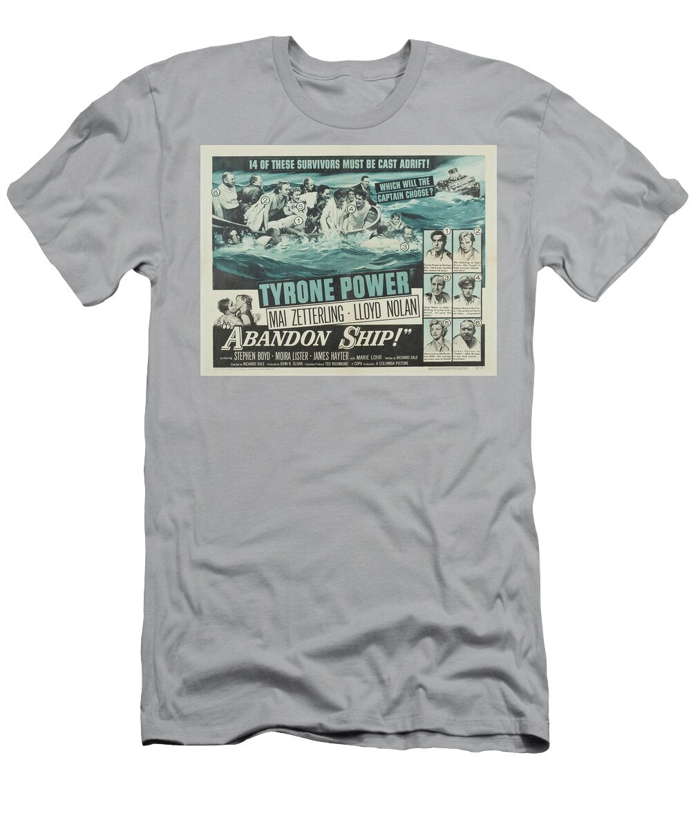 Classic Vintage Movie Poster Abandon Ship Esoterica Art Agency T-Shirt