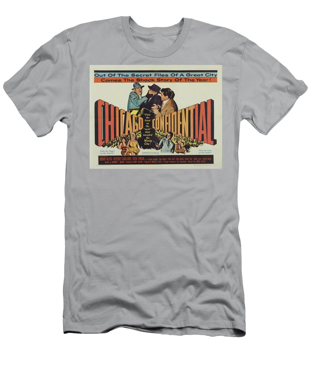 Classic Vintage Movie Poster Chicago Confidential Esoterica Art Agency T-Shirt