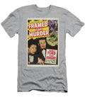 Classic Vintage Movie Poster Framed for Murder Esoterica Art Agency T-Shirt