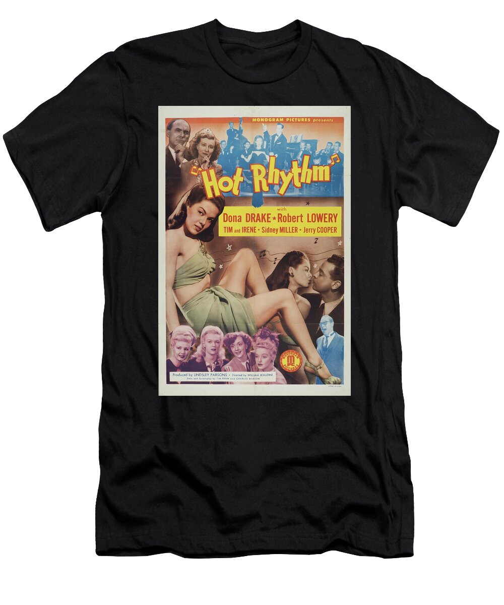 Classic Vintage Movie Poster Hot Rhythm Esoterica Art Agency T-Shirt