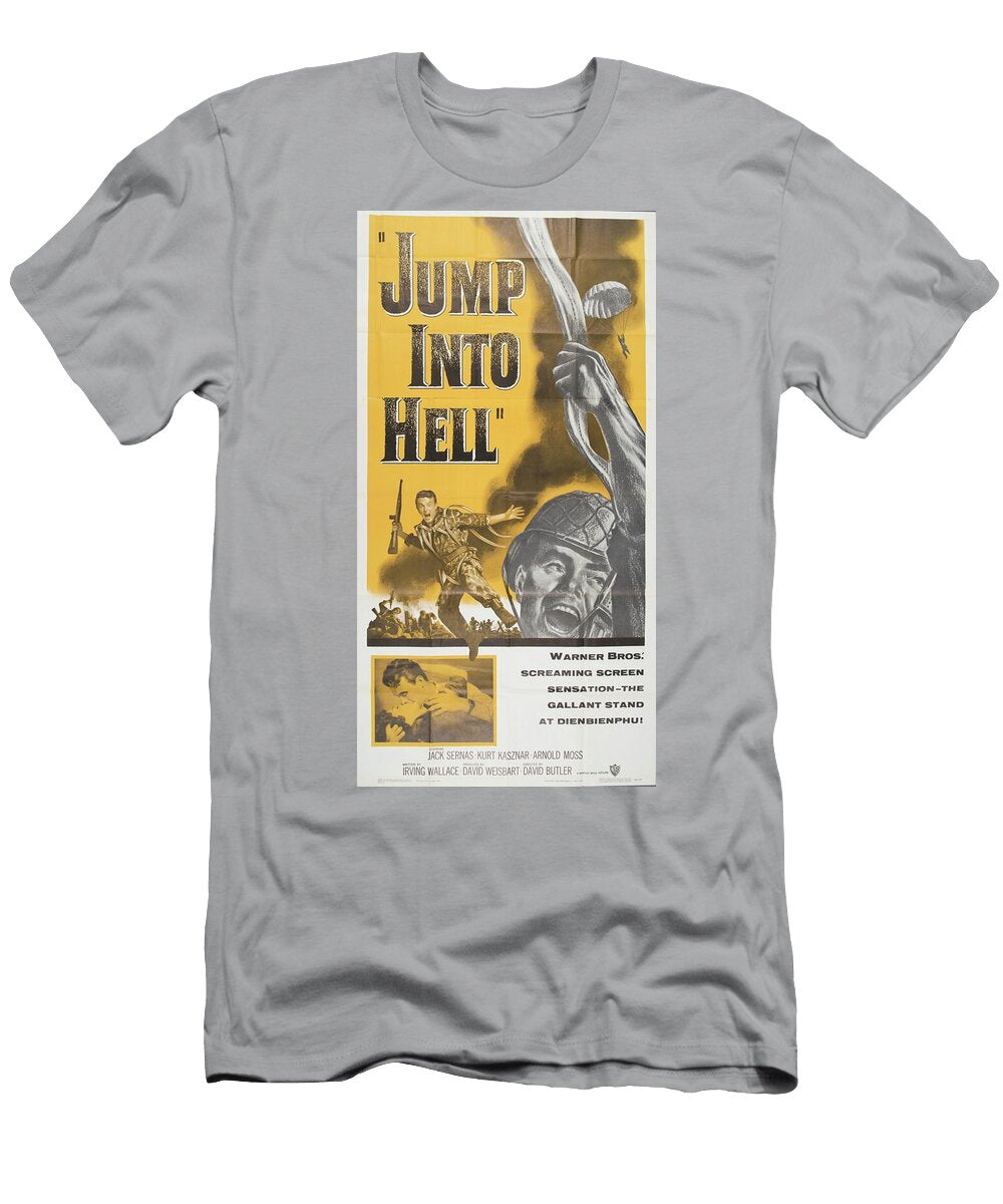 Classic Vintage Movie Poster Jump Into Hell Esoterica Art Agency T-Shirt