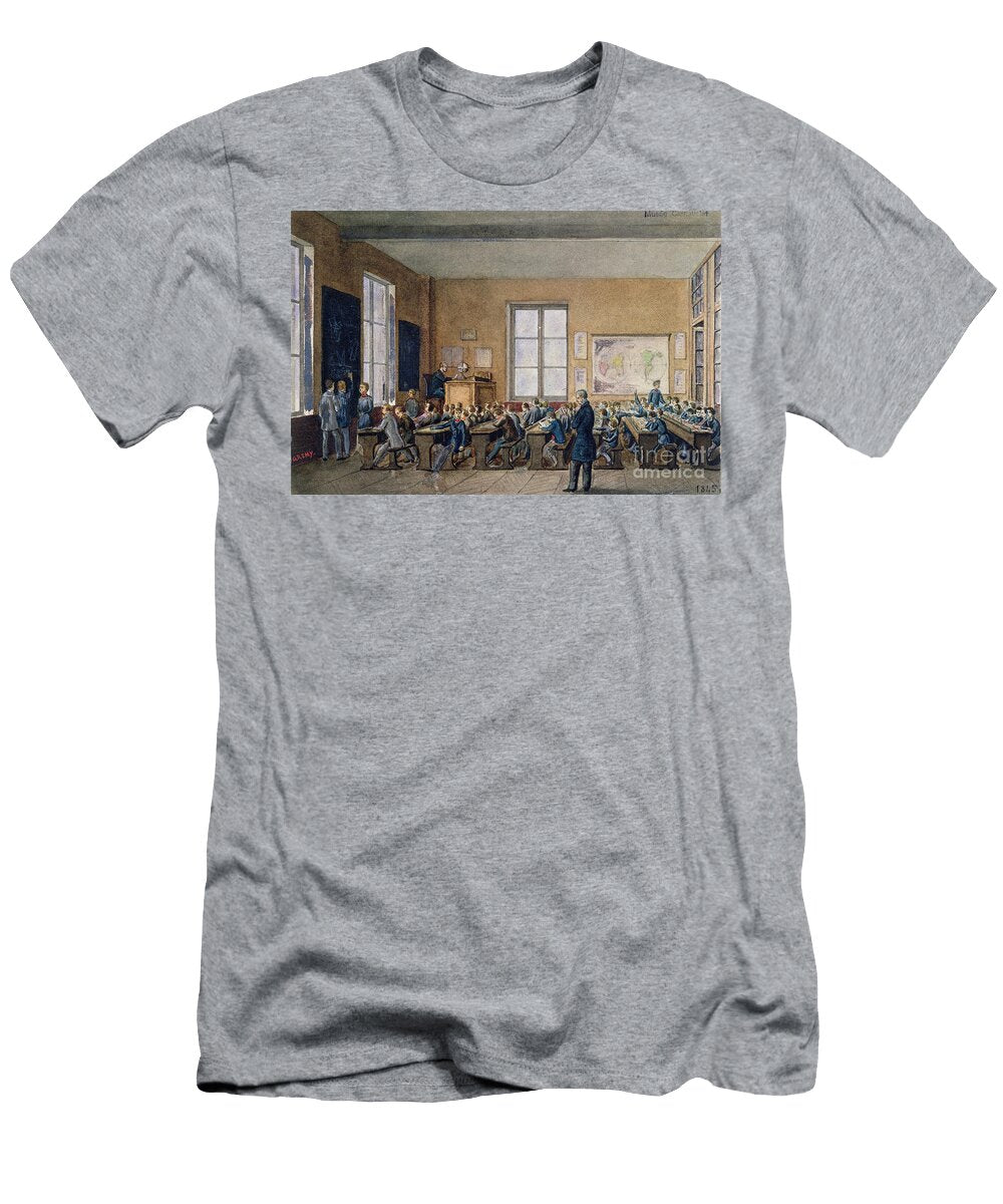 Classroom At the Institution Caillet Rue De LA Cite Paris 1845 G Remy T-Shirt
