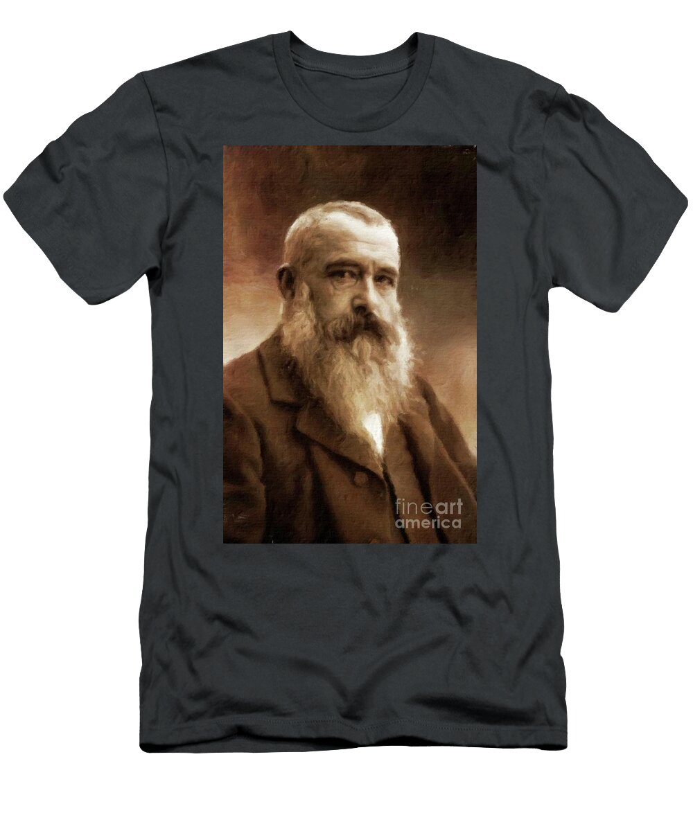 Claude Monet Artist By Mary Bassett Mary Bassett T-Shirt