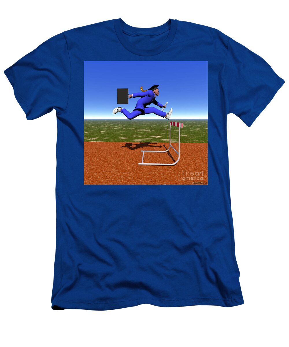 Clearing the Hurdle Walter Oliver Neal T-Shirt