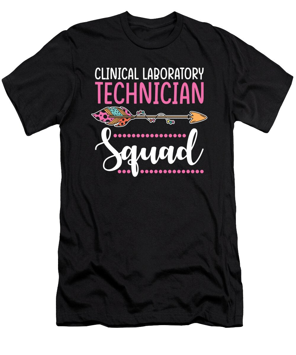 Clinical Laboratory Technician Squad Women Manuel Schmucker T-Shirt