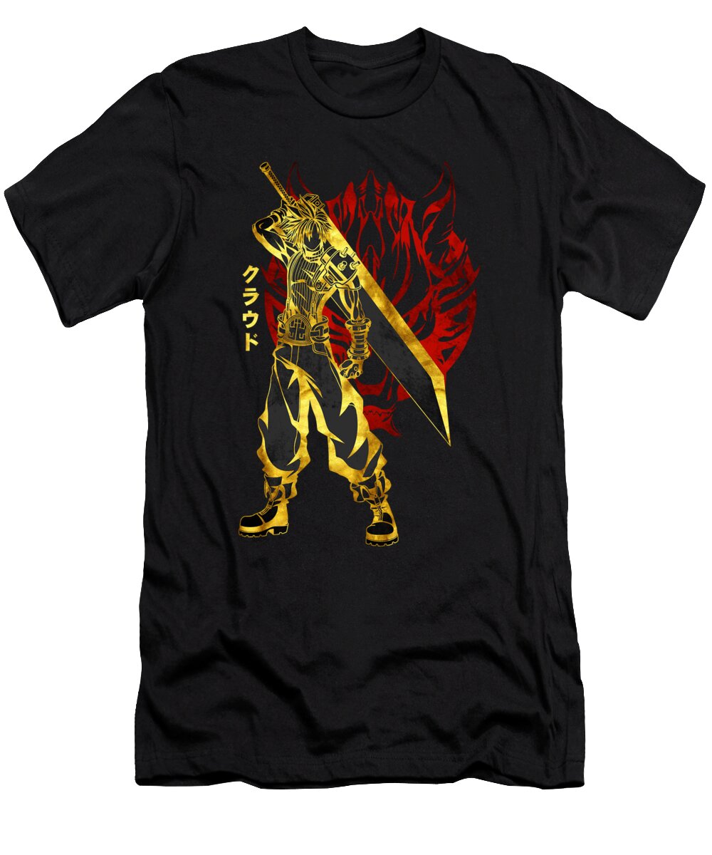 Cloud Strife Saufa Haqqi T-Shirt