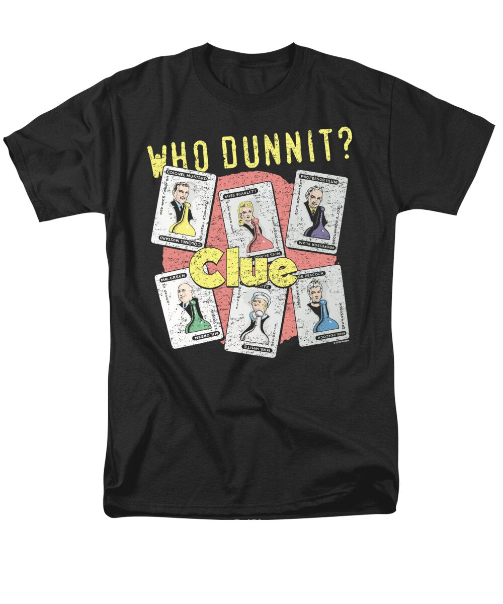 Clue Who Dunnit Brand a T-Shirt