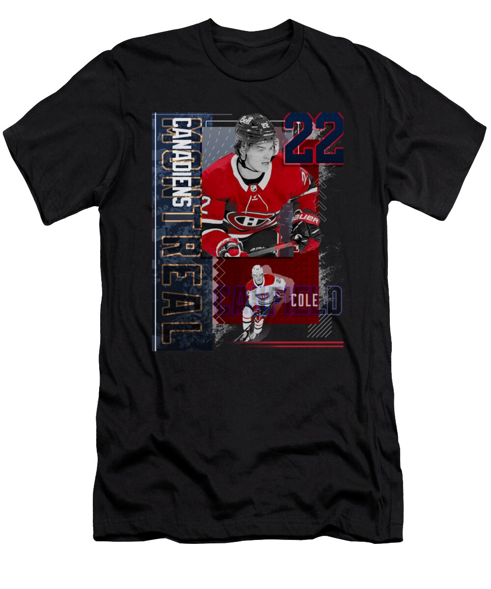 Cole Caufield Hockey Paper Poster Canadiens 2 Kelvin Kent T-Shirt
