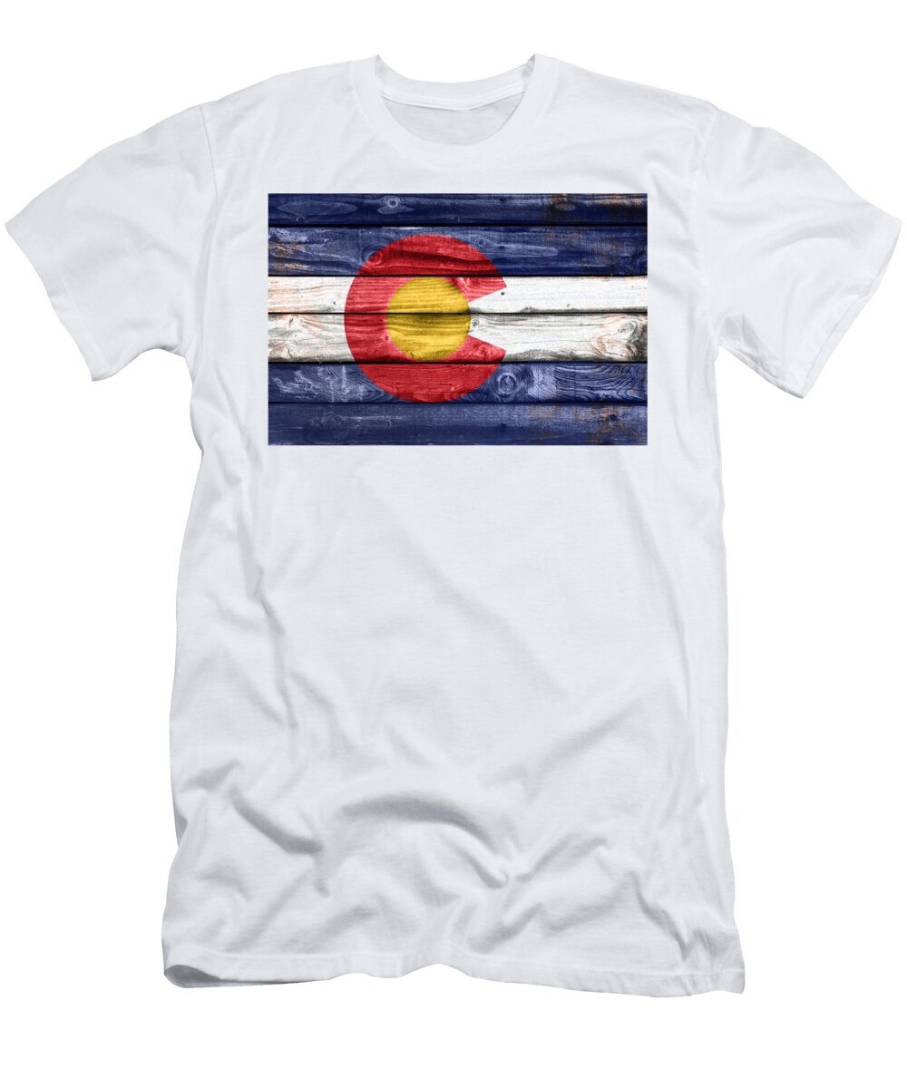 Colorado Flag Delphimages Flag Creations T-Shirt