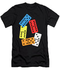 Colorful Domino Dominoes Tiles Puzzler Game Gift Thomas Larch T-Shirt