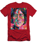 Colorful Portrait of John Lennon Sampadart Gallery T-Shirt