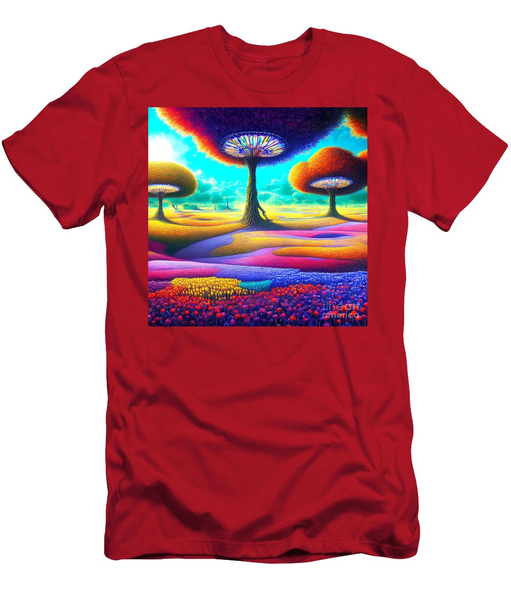 Colorful Wonderlandscape 20221014a Wingsdomain Art and Photography T-Shirt