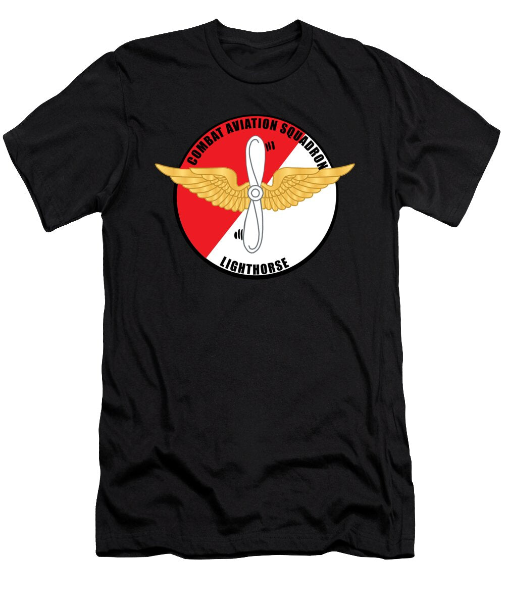 Combat Aviation Squadron Lighthorse 11th Armored Cavalry Regiment X 300 Tom Adkins T-Shirt
