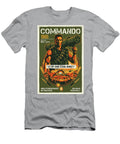 Commando Minimal Movie Poster Retro Film Poster Vintage 1985 Sampadart Gallery T-Shirt