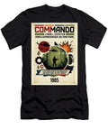 Commando Minimal Vintage Style Movie Poster High Quality 1985 Sampadart Gallery T-Shirt