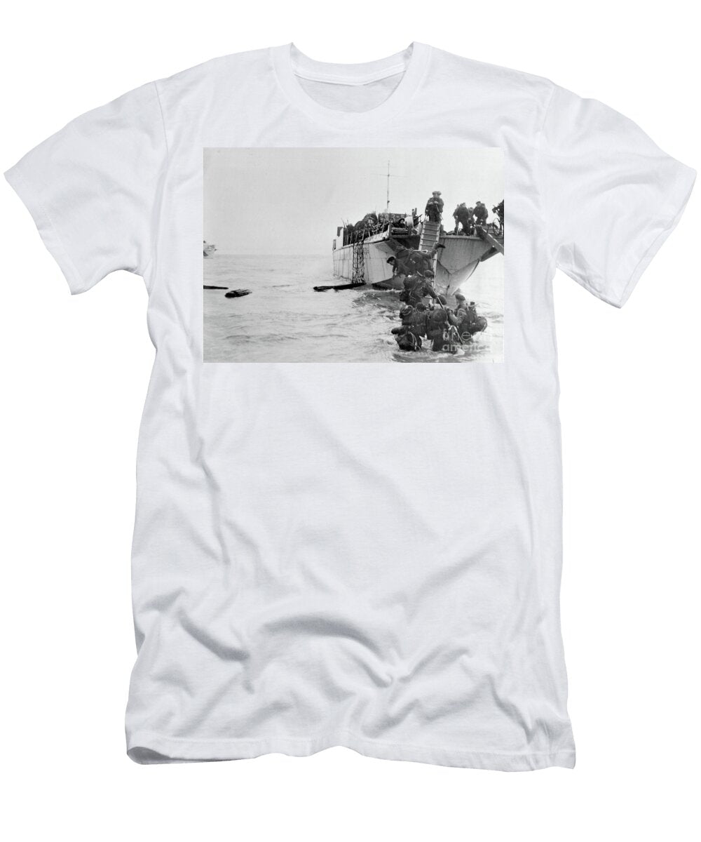 Commando Operations During the Invasion of Normandy June 1944 English Photographer T-Shirt