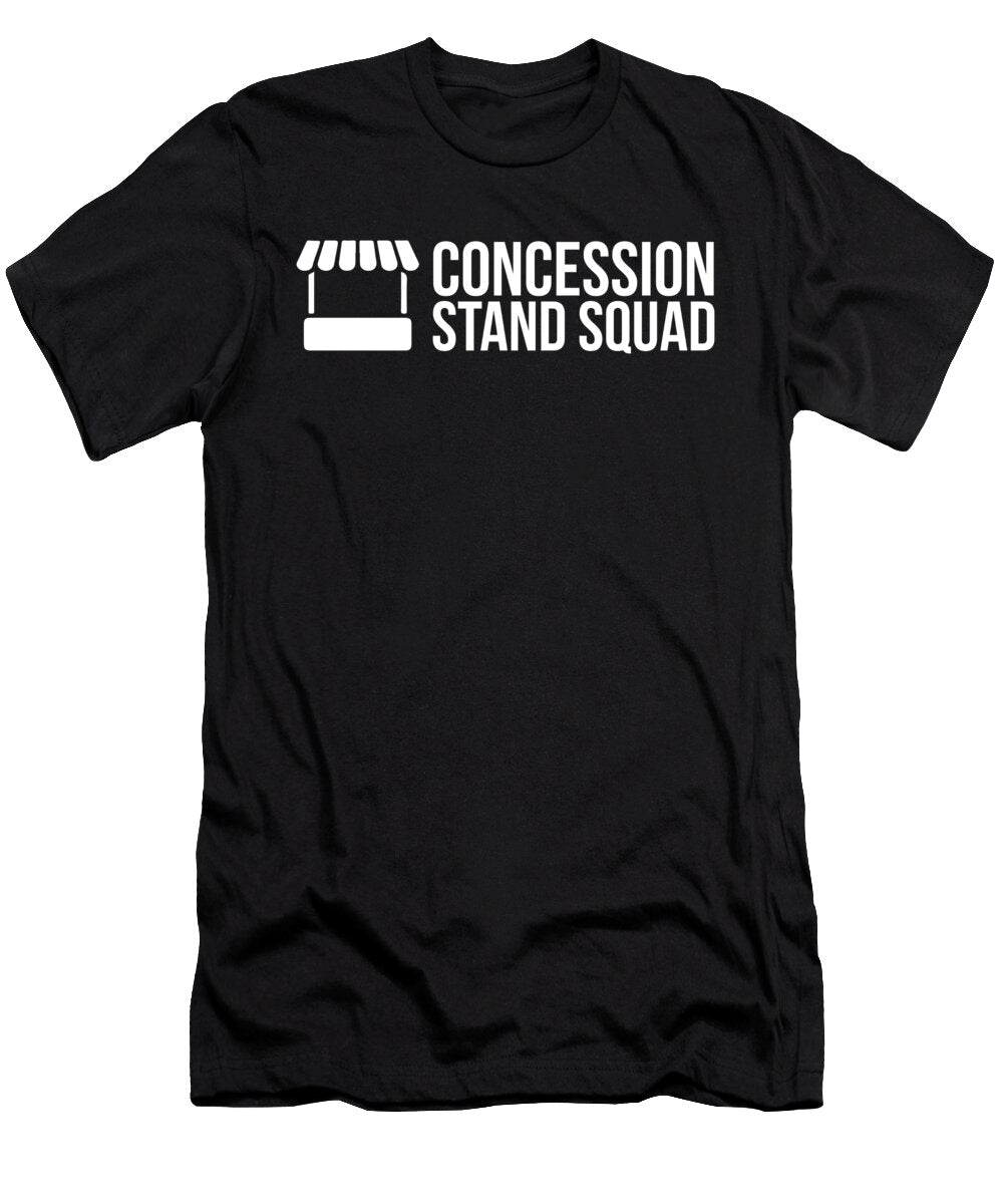 Concession Stand Squad Baseball Sister Brother Noirty Designs T-Shirt