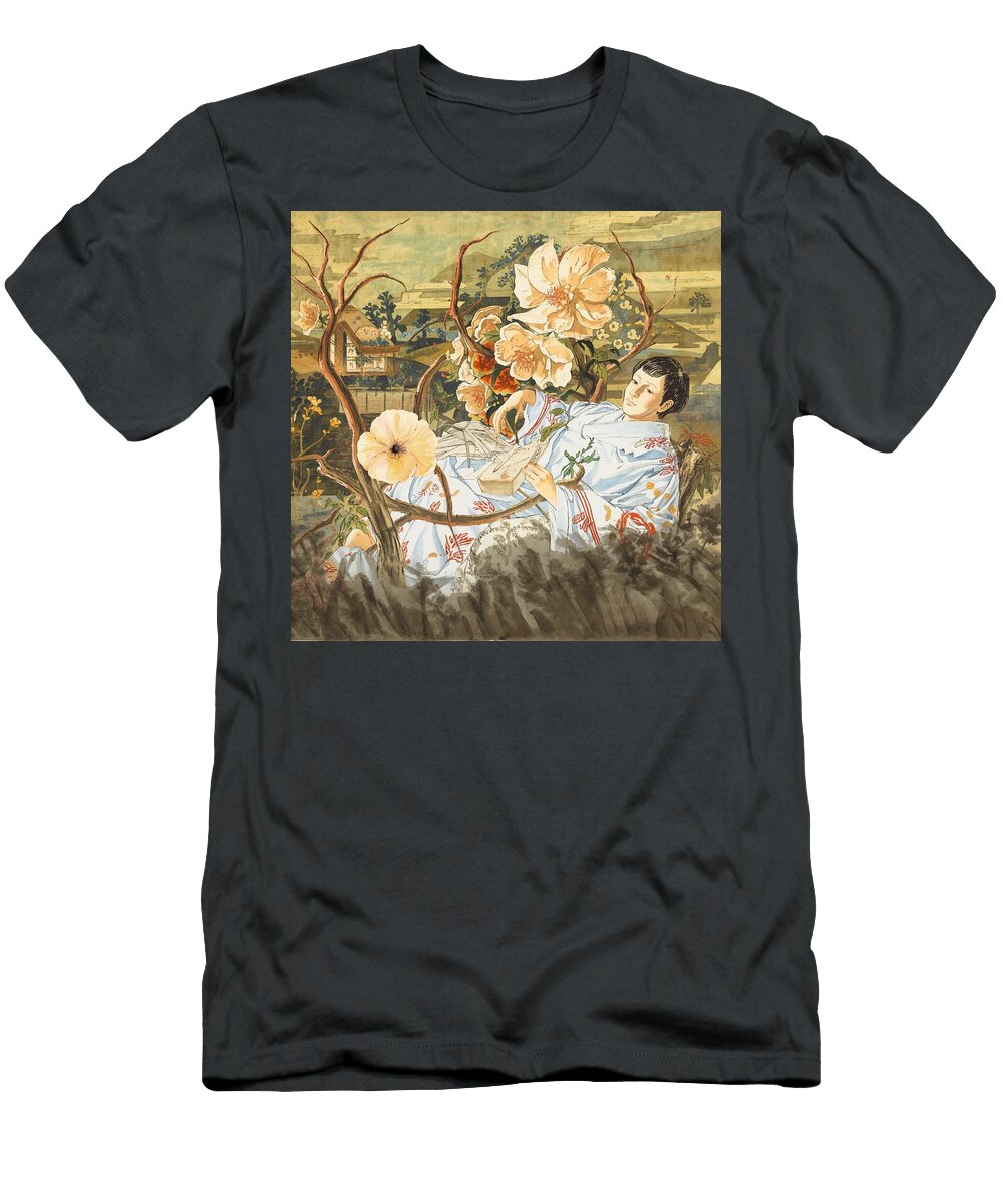 Confucian Scholar Amid Blossoms Genius Mama T-Shirt