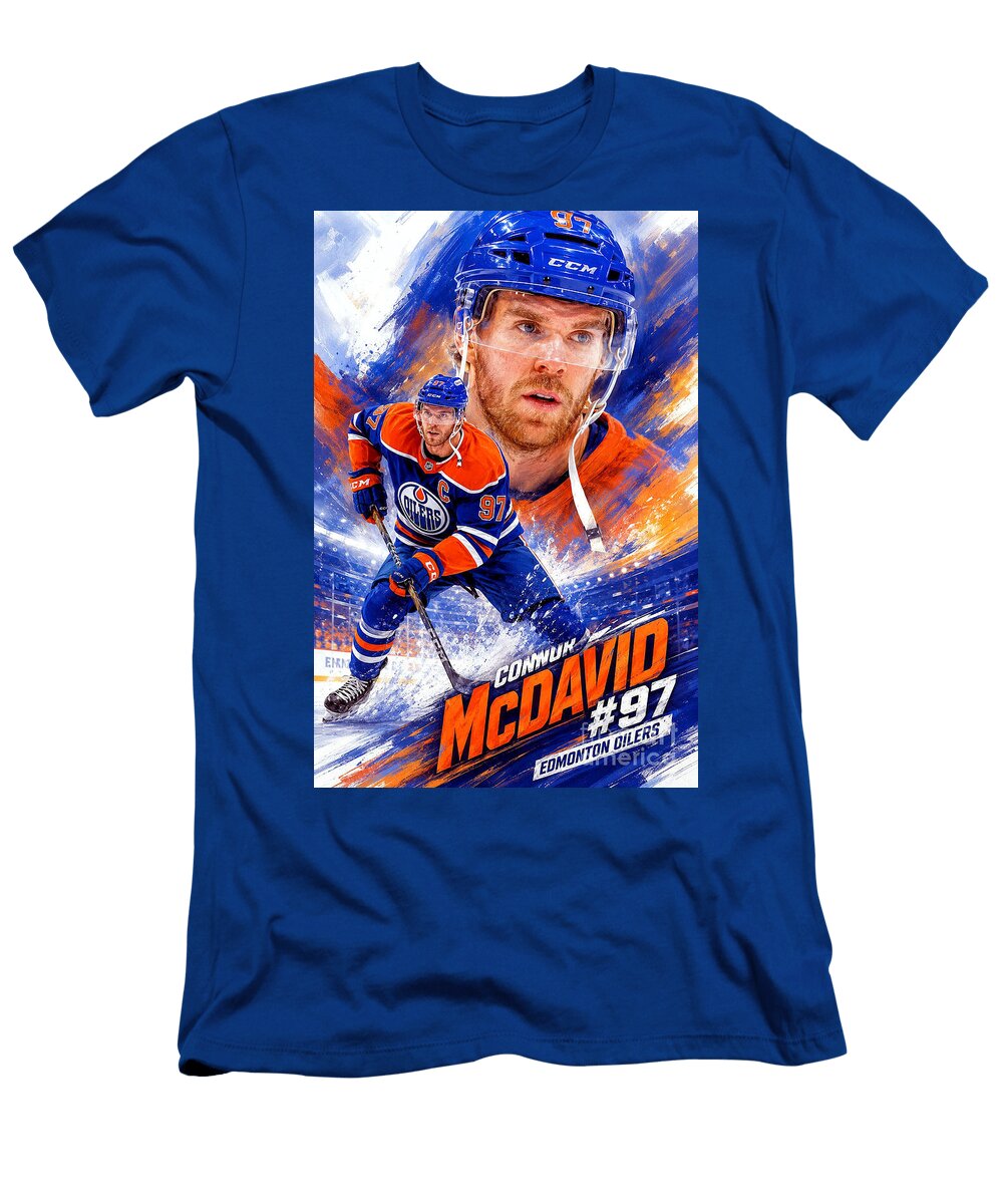 Connor Mcdavid 97 Edmonton Oilers 100 Robert Williams T-Shirt