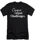 Conquer Challenges Gym Hustle Success Motivational Matthew Chan T-Shirt