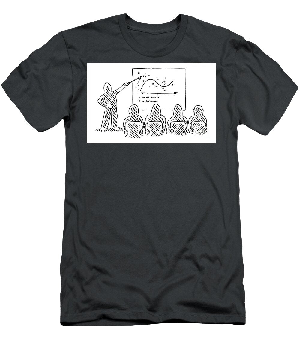 Continuing Education Lecture for Adults Drawing Frank Ramspott T-Shirt
