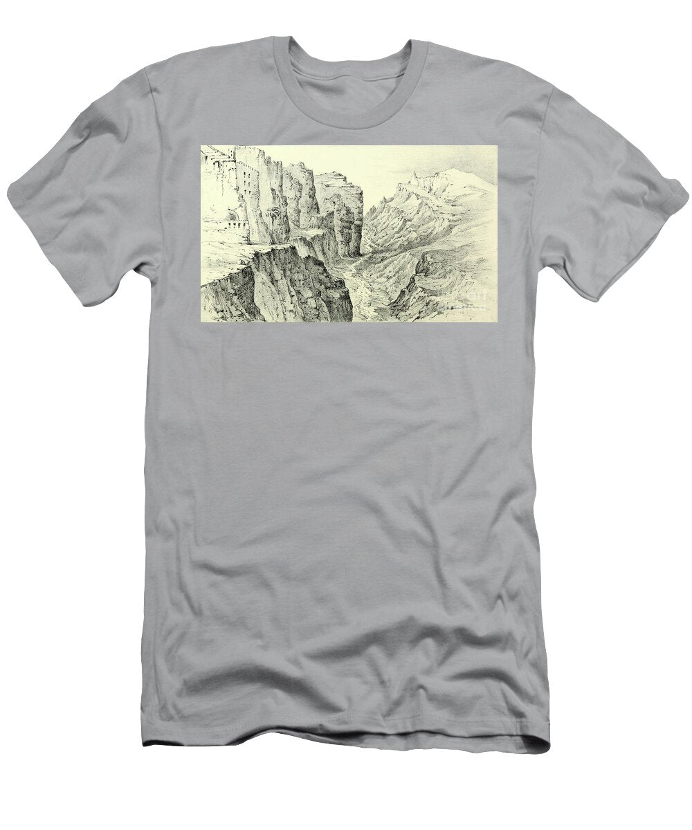 Convent of Mar Saba A1 Historic Illustrations T-Shirt