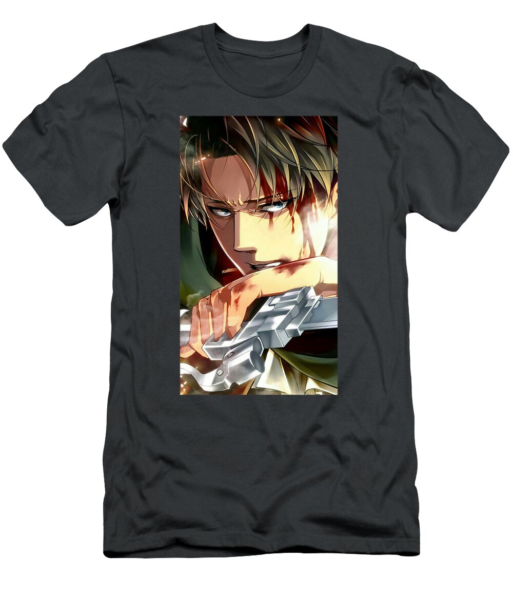 Cool Capten Levi Face Claudi Haerig T-Shirt