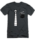 Cool Filmmaker Tie Costume Funny Diy Director Outfit Mustar Mario T-Shirt