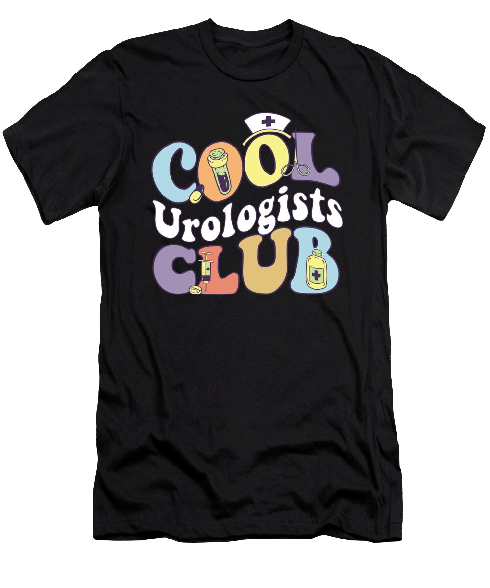 Cool Urologists Club Urology Practitioner Urologist Groovy Maximus Designs T-Shirt