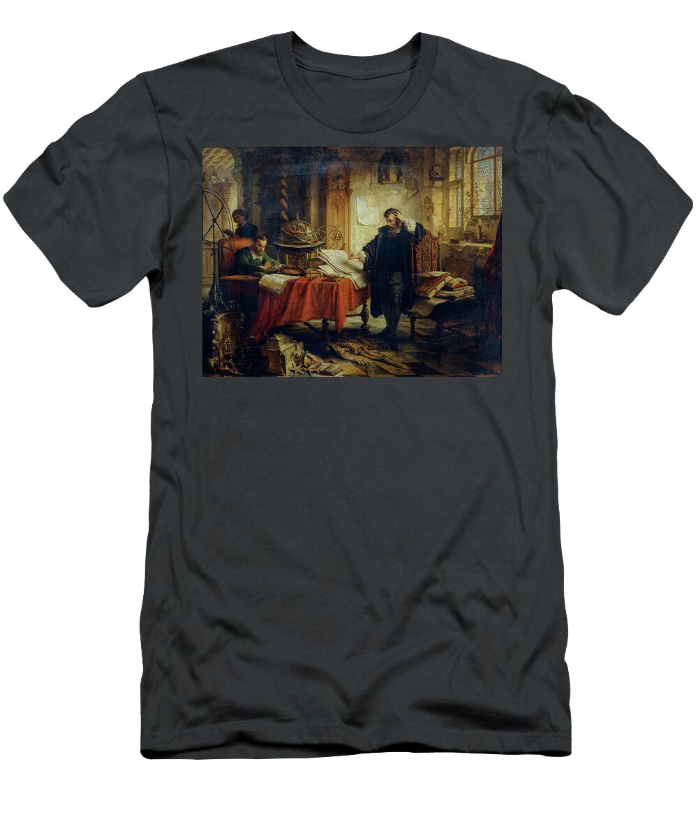 Copernicus Recording the Orbits of the Stars Kopernikus Die Bahnen Der Gestirne Aufzeichnend Lagra Art T-Shirt