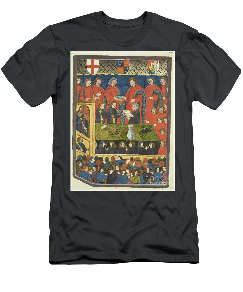 Copies of Illustrations From Ricarts Calendar the Ceremony of Swearing in the Mayor of Bristow English School T-Shirt