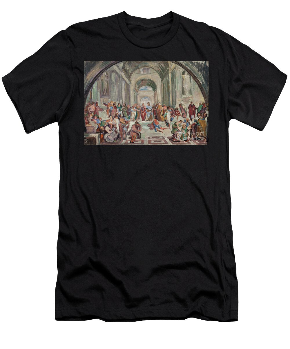 Copy After Rafael the School of Athens 1912 Jens Adolf Jerichau T-Shirt