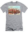 Corner Donut Shop Dunkin Donuts Verdun Street Hockey Montreal Winter Canadian Art Carole Spandau Carole Spandau T-Shirt
