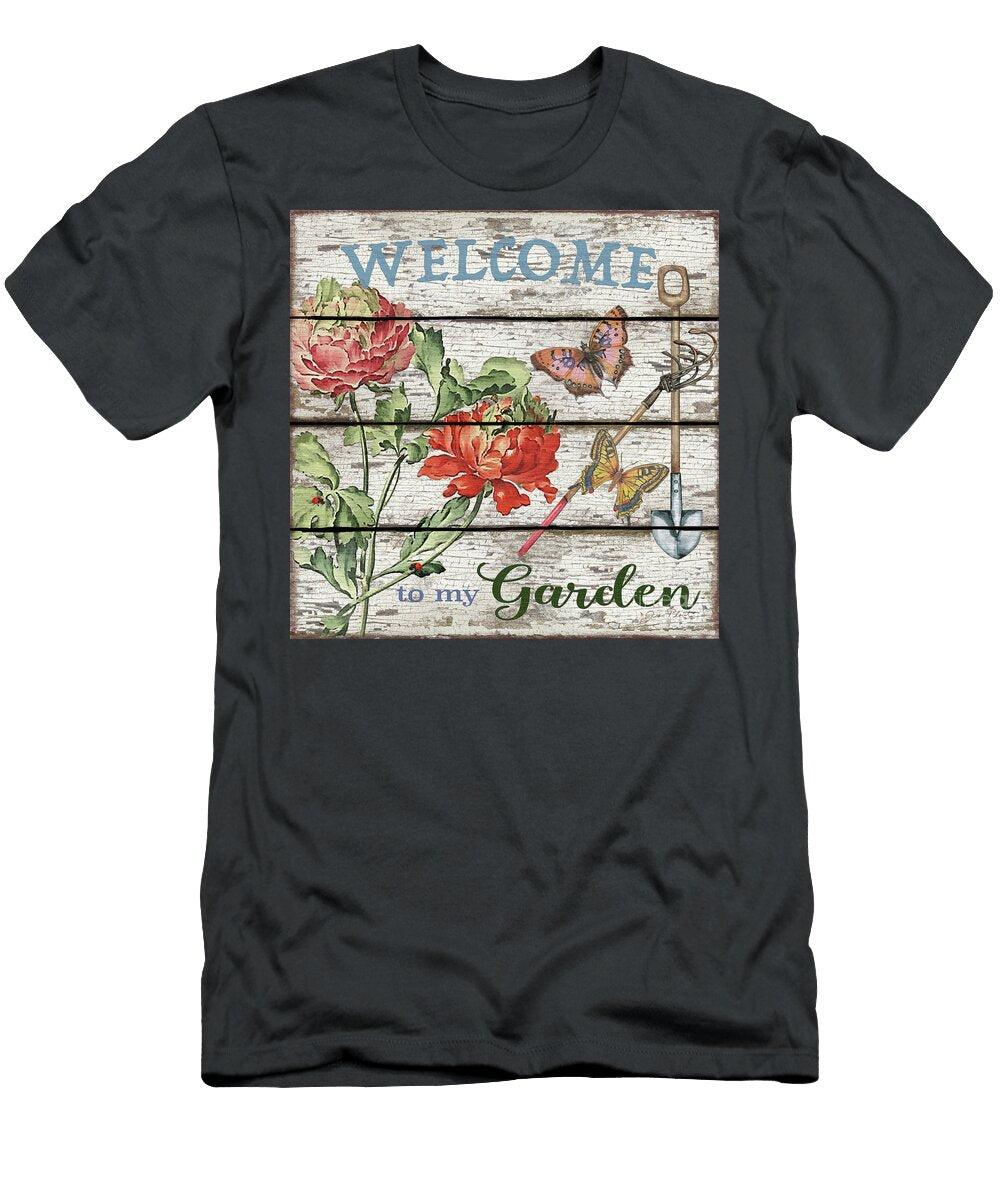 Country Garden Sign B Jean Plout T-Shirt