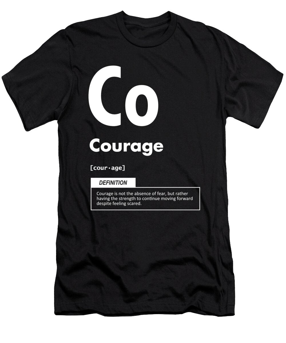 Courage Element of Success Matthew Chan T-Shirt