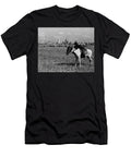 Cowboy Watching Over a Herd of Cattle Dallas Texas 1945 War Is Hell Store T-Shirt