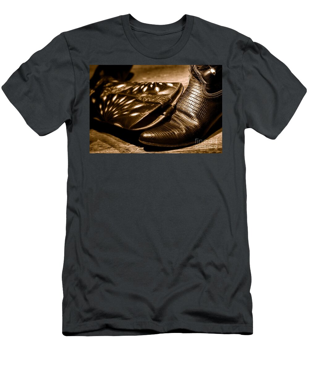 Cowgirl Gator Boots Sepia Olivier Le Queinec T-Shirt